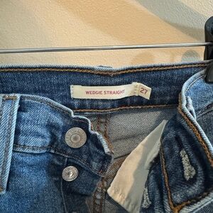 Levi's Classic Blue Straight Leg Jeans